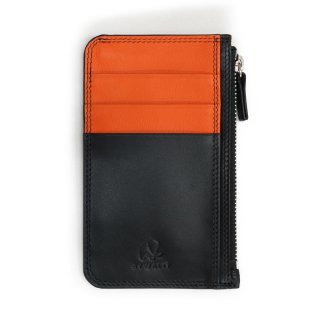 Slim Minimal Wallet<br>スリムミニマルウォレット/ブラック・オレンジ