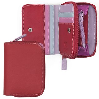 <span style="color:#FF0000">OUTLET 40%off</span><br>Small Wallet with Zipround Purse<br>ジップパース/ルビー