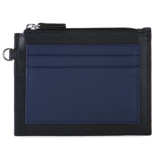 REID CC Holder w/Zip Pocket<br>RFIDジップカードホルダー/ブラック・ミッドナイトブルー