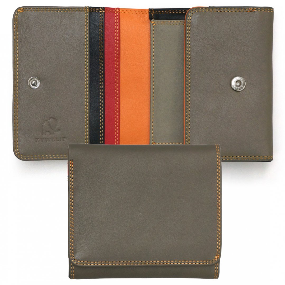 【公式】mywalit マイワリット MY123-164 コインパースつき2つ折りウォレット/フーモ Folded Wallet With Tray  Purse