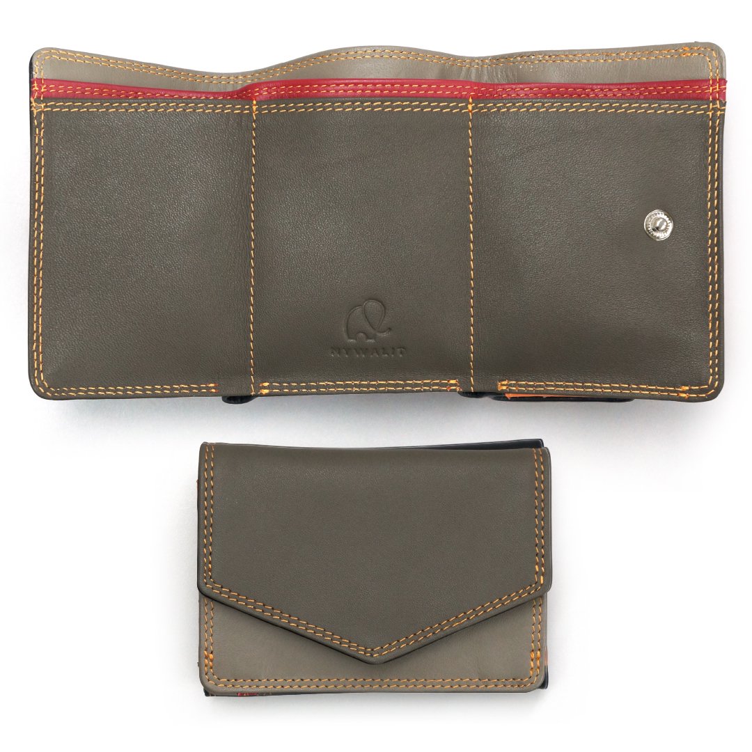【公式】mywalit マイワリット MY1268-164 3つ折ウォレット/フーモ Tri-fold Leather Wallet