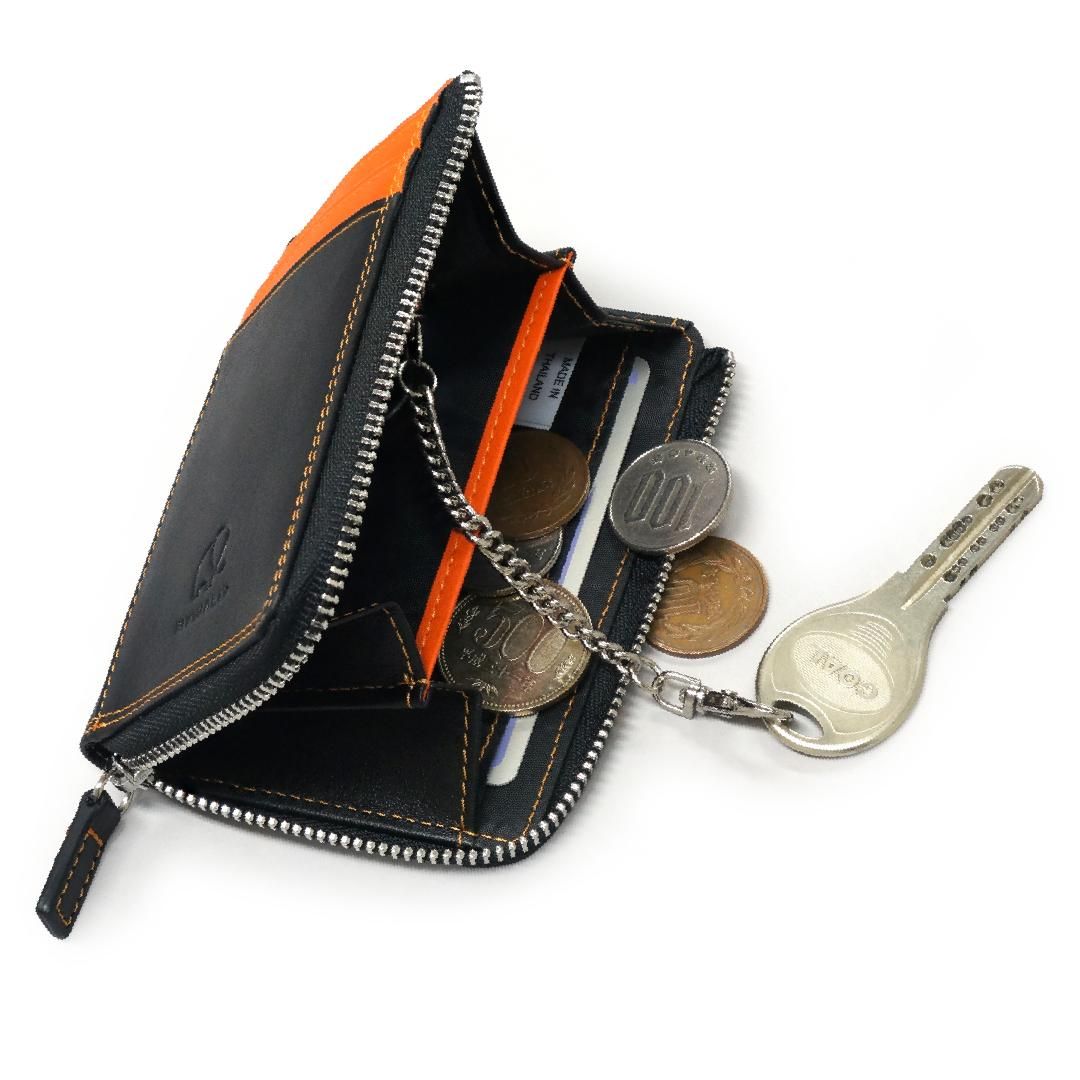 Zip purse with online card holder