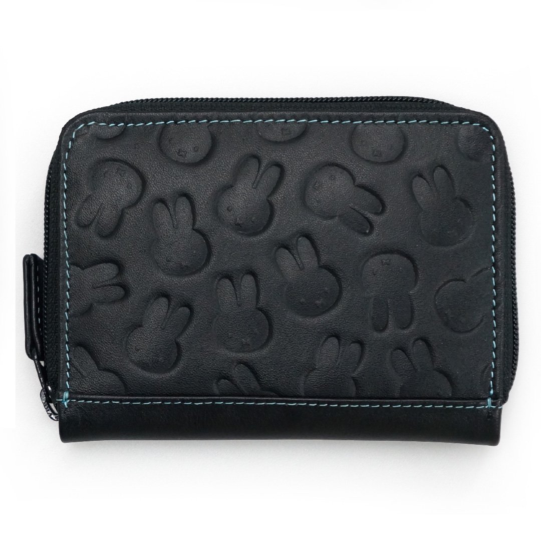 【公式】mywalit マイワリット MY1351-4 [MYWALIT×miffy]限定生産ジップカードホルダー/ブラックペース Zipped  Credit Card Holder