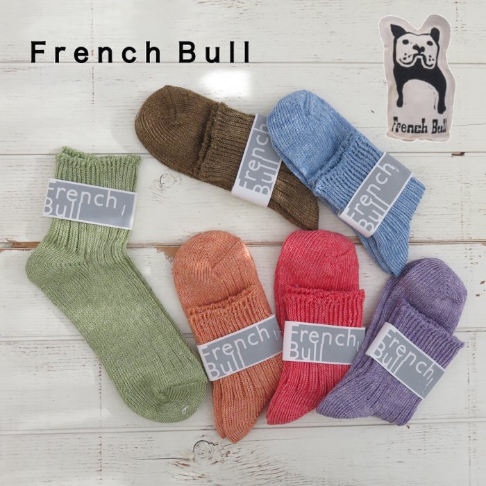 FrenchBull フレンチブル シャイン ソックス 01-0071 日本製 リネン