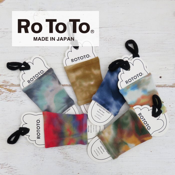 ROTOTO ȥ ROTOTO FOOT BAND TIE DYE R1314  륽å˽ѡM