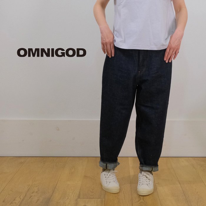 0円 人気のファッションブランド！ 新品 OMNIGOD オムニゴッド ベイカー パンツ ウエスト約70cm 日本製