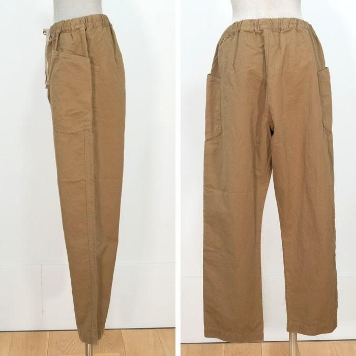 Brocante ブロカント 綿麻キャンバス ボッシュ イージーパンツ
