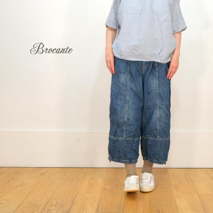 ブロカント　Brocante 11oz ソフトデニム　トヌーパンツ Brocante ブロカント 11ozソフトデニム トヌーパンツ インディゴ