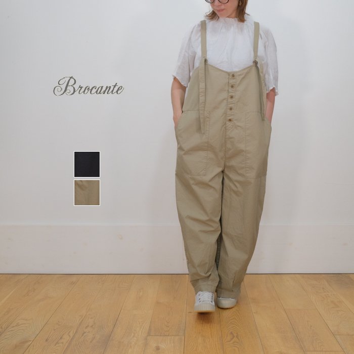 Brocante ブロカント 40綾ダンプ ブトン サロペット 33-347T 日本製