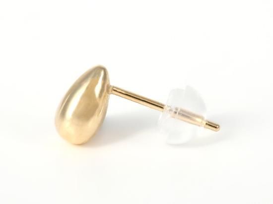 6mmたまご型ピアス　K18　WG 6mmたまご型ピアス K18 WG
