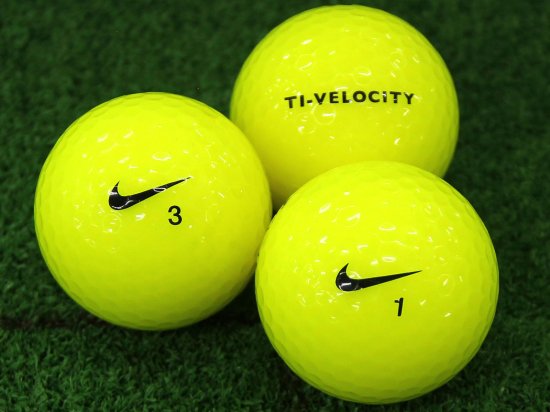 AＢランク ナイキ NIKE TI-VELOCITY イエロー 2013年モデル 30個 球手