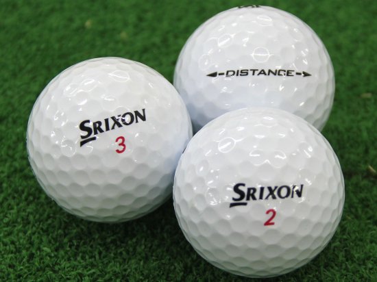 ABランク スリクソン SRIXON DISTANCE ホワイト 2018年モデル 30個 球手箱 ロストボール - 球手箱－ロストボール販売