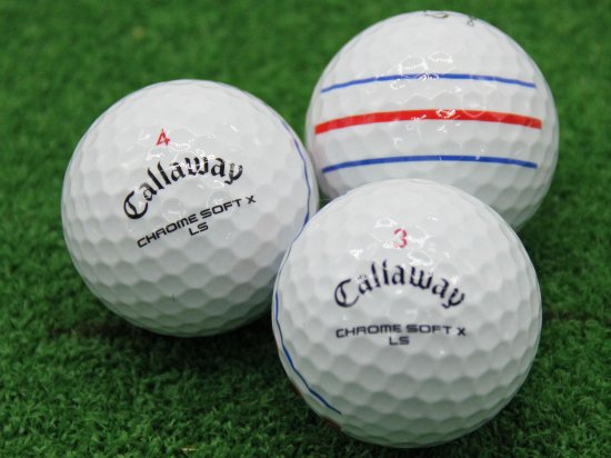 ABランク キャロウェイ Callaway CHROME SOFT X LS トリプル・トラック ホワイト 2021年モデル 20個 球手箱  ロストボール - 球手箱－ロストボール販売