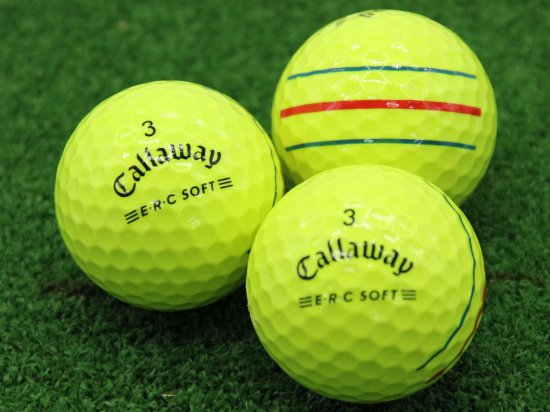 ABランク キャロウェイ Callaway ERC SOFT イエロー 2021年モデル 50個