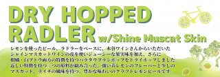 <img class='new_mark_img1' src='https://img.shop-pro.jp/img/new/icons13.gif' style='border:none;display:inline;margin:0px;padding:0px;width:auto;' />ͽDRY HOPPED RADLER w/Shine Muscat Skin