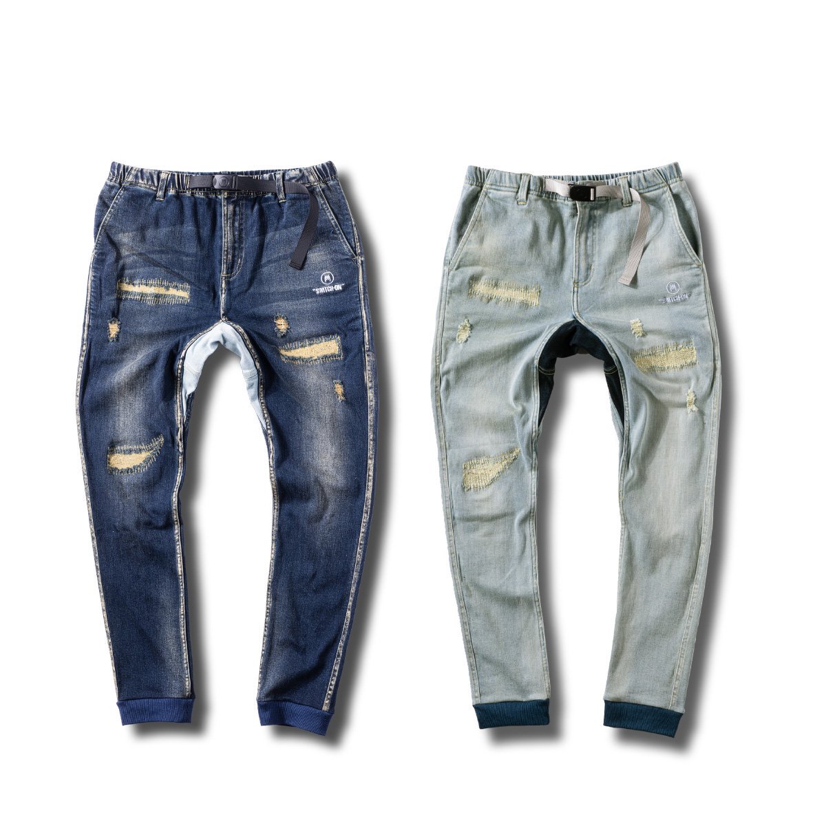 <img class='new_mark_img1' src='https://img.shop-pro.jp/img/new/icons47.gif' style='border:none;display:inline;margin:0px;padding:0px;width:auto;' />EZ stretch damage denim pants