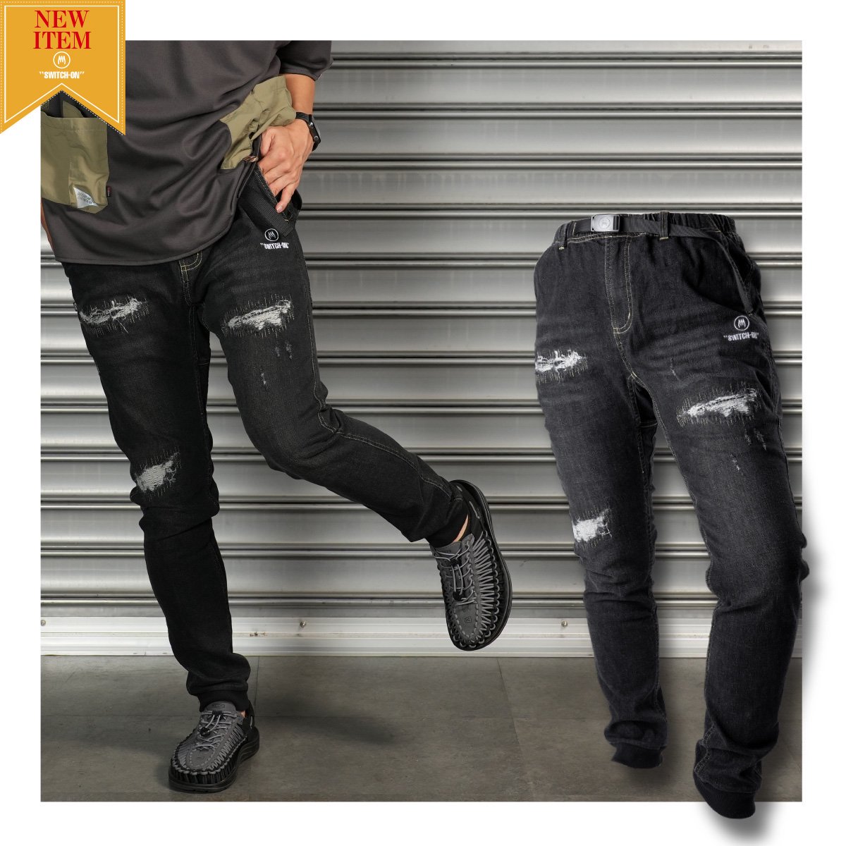 <img class='new_mark_img1' src='https://img.shop-pro.jp/img/new/icons15.gif' style='border:none;display:inline;margin:0px;padding:0px;width:auto;' />3A damage denim pants