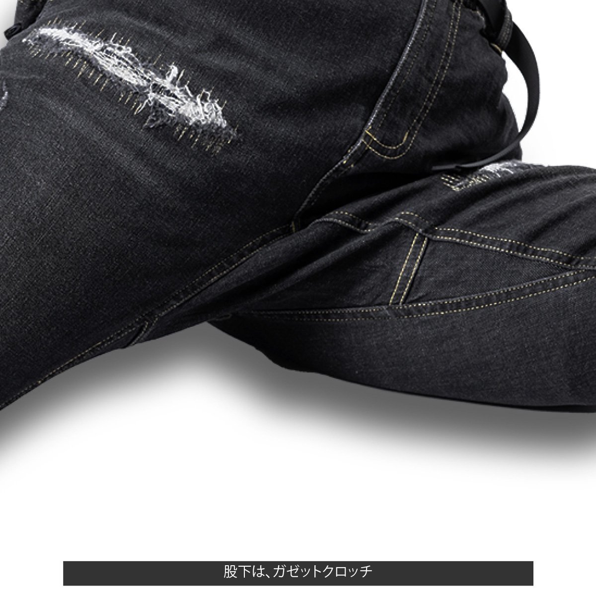 <img class='new_mark_img1' src='https://img.shop-pro.jp/img/new/icons15.gif' style='border:none;display:inline;margin:0px;padding:0px;width:auto;' />3A damage denim pants