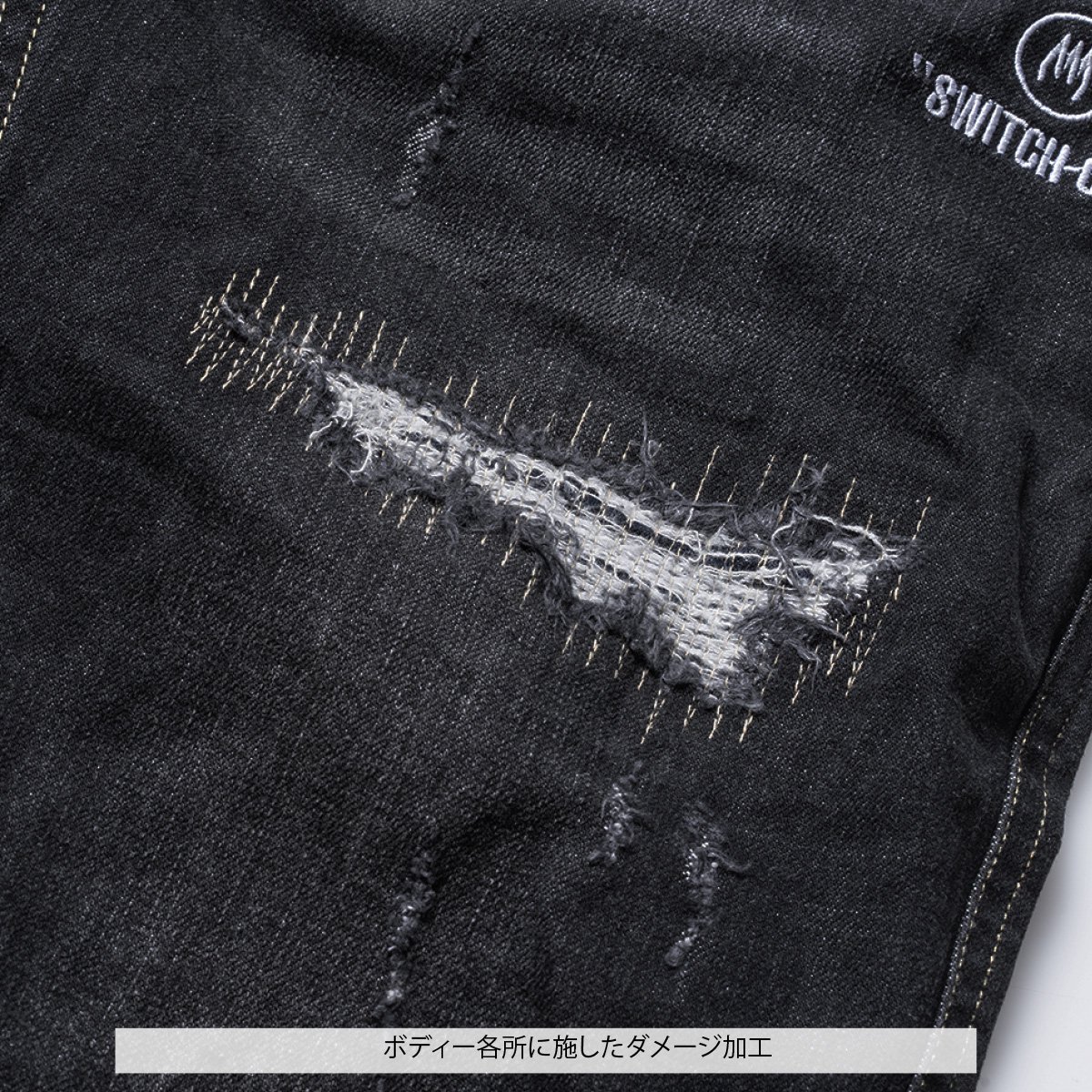 <img class='new_mark_img1' src='https://img.shop-pro.jp/img/new/icons15.gif' style='border:none;display:inline;margin:0px;padding:0px;width:auto;' />3A damage denim pants