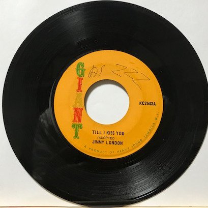 レゲエレコード JIMMY LONDON／TILL I KISSED YOU-