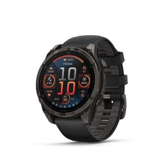 ߥ fenix 8 Sapphire AMOLED 47mm Ti Carbon Gray DLC / Black 010-02904-27