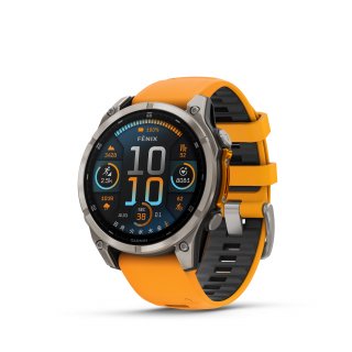 ߥ fenix 8 Sapphire AMOLED 47mm Ti / Orange 010-02904-17