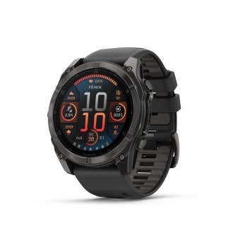 ߥ fenix 8 Sapphire AMOLED 51mm Ti Carbon Gray DLC / Black 010-02905-62