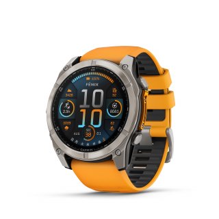 ߥ fenix 8 Sapphire AMOLED 51mm Ti / Orange 010-02905-50