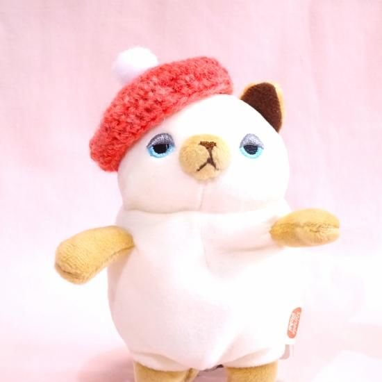 ハンドメイド* ぬいぐるみ*レトロ*おねむりわんちゃん*ベレー帽