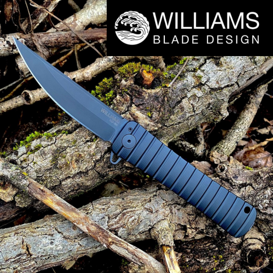 WILLIAMS BLADE DESIGN】SZF-002 Shobu Zukuri Folder (Black 