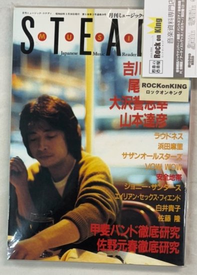 STEADY MUSIC 甲斐よしひろ 尾崎豊 吉川晃司 | pizzariasbella.com.br