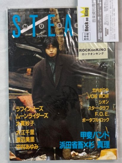 ミュージック・ステディ No.37 甲斐バンド / 浜田省吾 杉真理 ラフィンノーズ ムーンライダーズ 大江千里 渡辺美里 - ロックオンキング