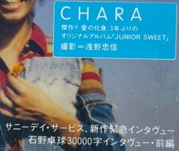 ロッキングオンジャパン 139 ついに最高傑作完成 CHARA 総力特集（撮影