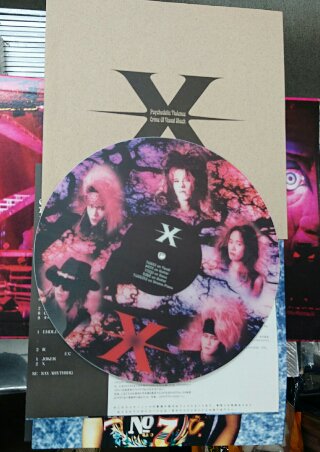 X JAPAN　エックスグッズ/パンフ/ポスター　破滅へ向かって　ツアーパンフ　：LPサイズ・フォトセット - ロックオンキング