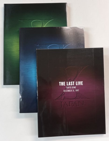 X JAPAN 限定版写真集 COMPLETE FILE 1989-1997 3冊組 箱付 シリアル 