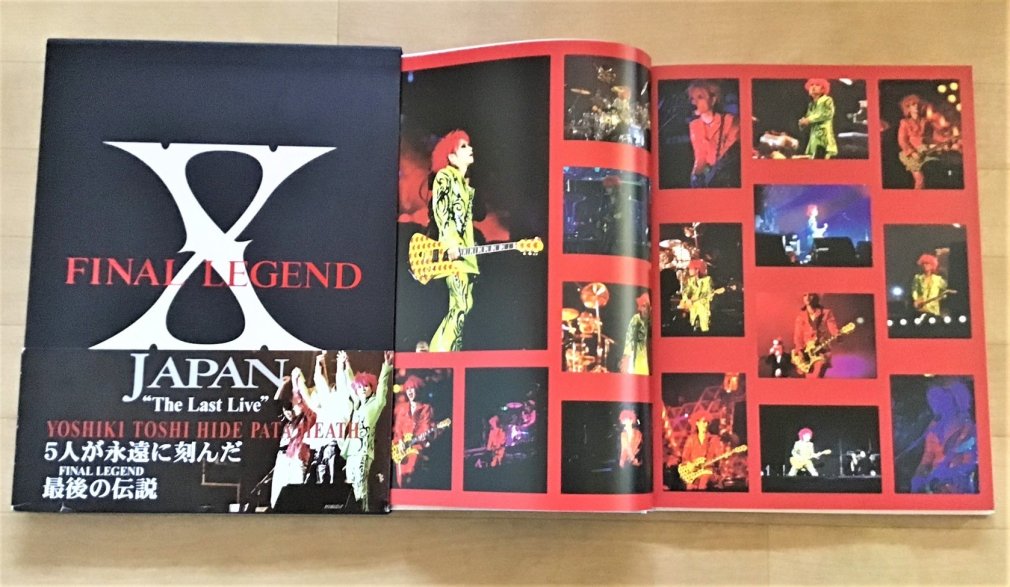 X JAPAN 写真集 FINAL LEGEND X JAPAN The Last Live エックス 