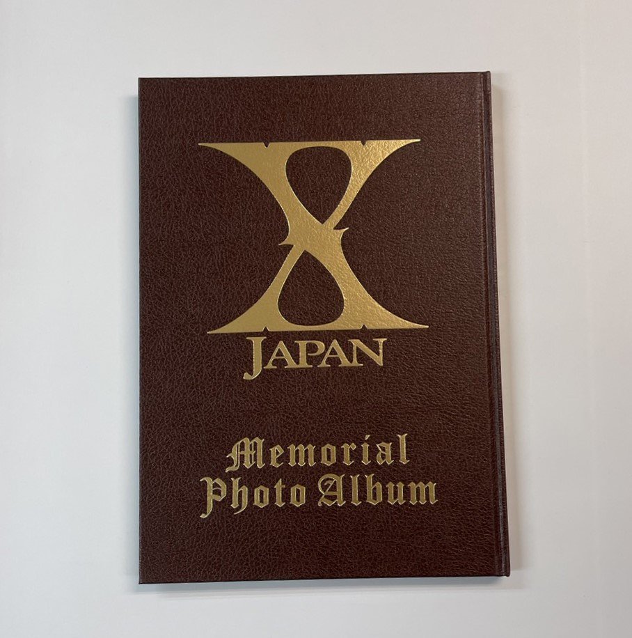 X JAPAN 限定写真集 Memorial Photo Album 2冊組 ケース付 1994年初版 メモリアル・フォト・アルバム写真集  93年東京ドーム公演 - ロックオンキング