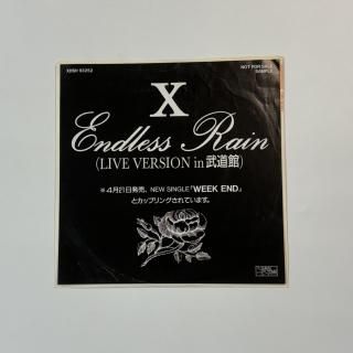 X JAPAN ץ⡼󡦥쥳 Endless Rain ƻLIVEС XDSH93252 󥰥ס1990 CBS ˡ