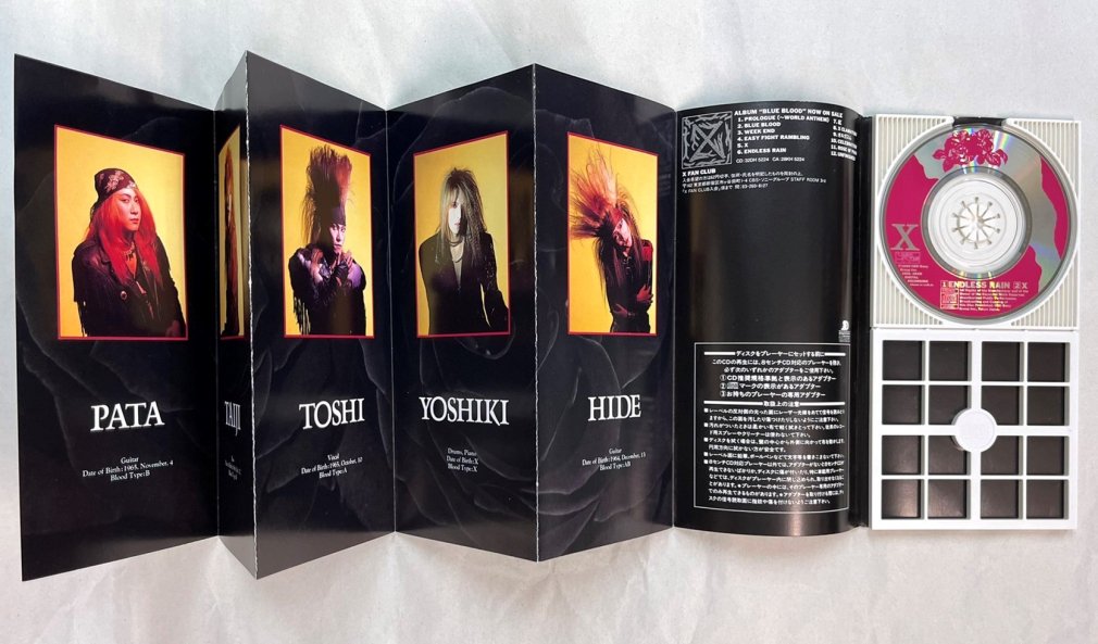 X JAPAN エックス 8cm シングルCD ENDLESS RAIN 初回限定盤 - ロック 