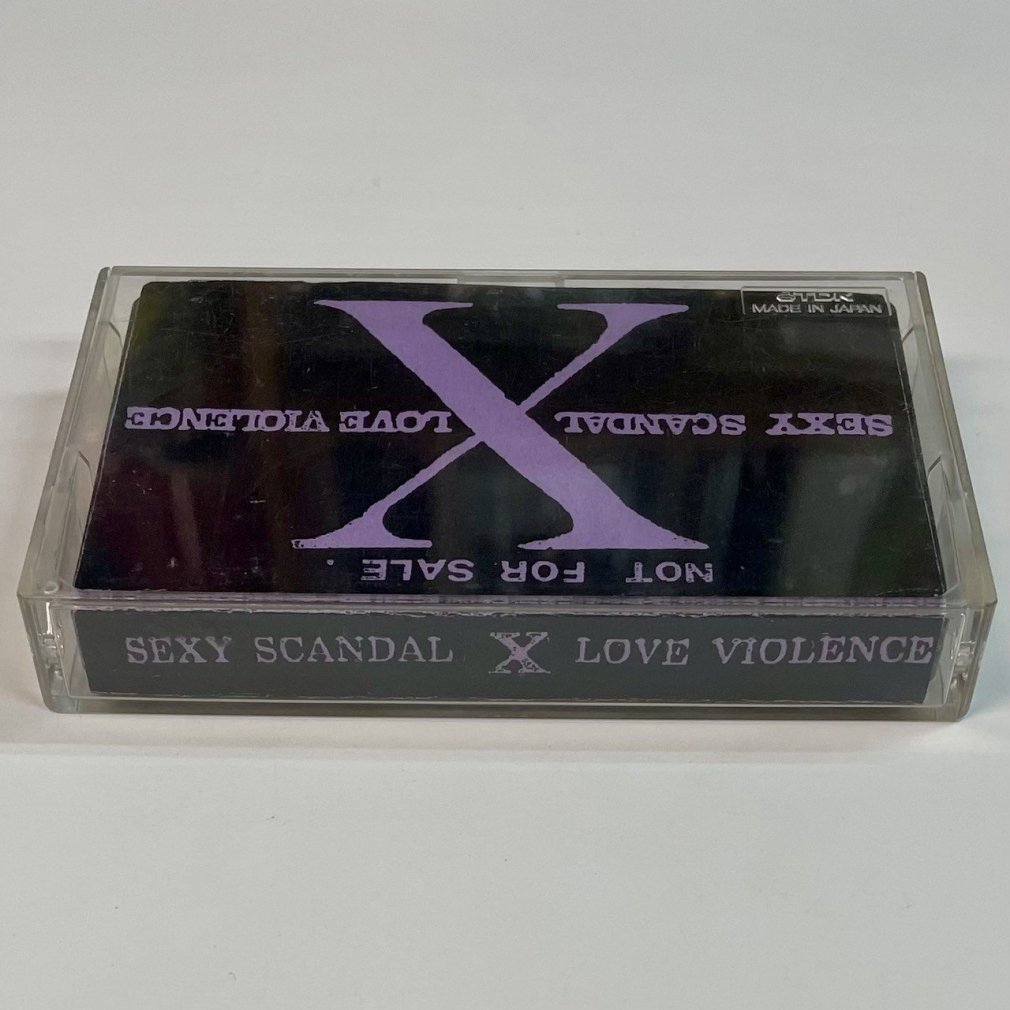 エックス デモ・カセットテープ X SEXY SCANDAL LOVE VIOLENCE 1985.12.3 目黒鹿鳴館 ライブ音源  TAIJI、JUN加入 X JAPAN - ロックオンキング