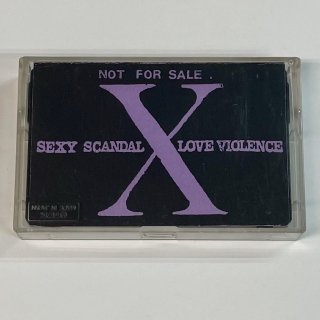 エックス デモ・カセットテープ X SEXY SCANDAL LOVE VIOLENCE 1985.12.3 目黒鹿鳴館 ライブ音源 TAIJI、JUN加入 X JAPAN