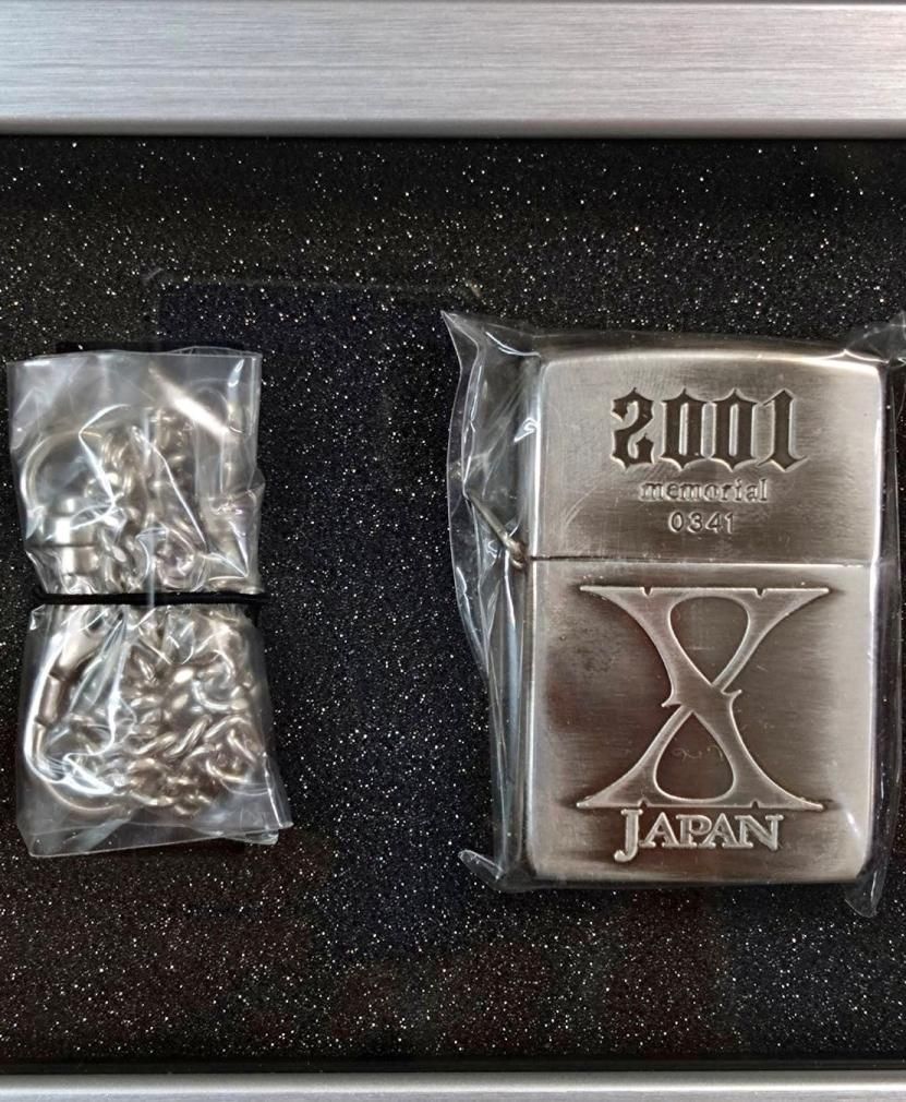 未使用　X━JAPAN　hide　Zippo　ヒデシルエット　2002年製　希少メンズ