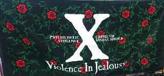 X JAPAN Violence  in  Jealousy 1991ǯĥ Ƚ 60cm125cm ̤ å