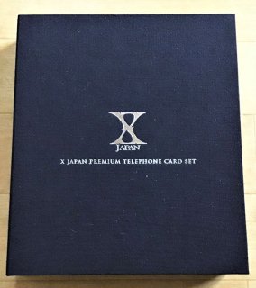 X JAPAN ƥե󥫡15ܥååȡX JAPAN PREMIUM TELEPHON CARD SET ̤