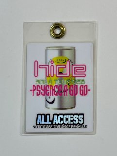 hide 1996ǯĥåաѥ hide SOLO TOUR 1996 PSYENCE A GO GO ĥ1996ACCESS PASS STAFF PASS