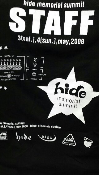 未使用＊hide memorial summit2008＊Tシャツ\u0026タオル