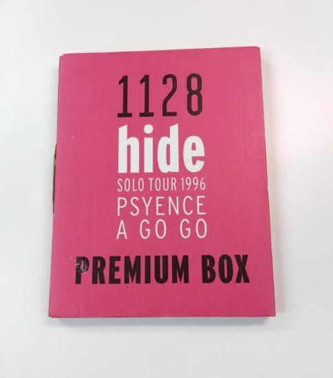 hide　限定写真集「1128 hide SOLO TOUR 1996 PSYENCE A GO GO」　PREMIUM BOX/限定シリアル番号付  - ロックオンキング