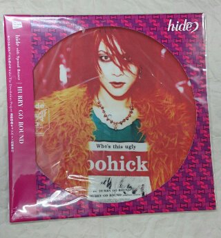 hidehide  HURRY GO ROUND ピクチャーレコード