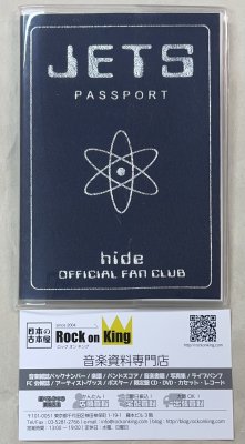 hide パスポート型・ファンクラブ会員証 「hide JETS PASSPORT」 hide