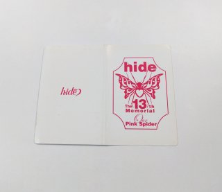 hide The 13th Memorial Pink Spiderݥȥ10祻åȡ̤